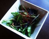 水菜の無限サラダ作り方3写真