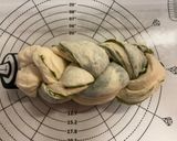 抹茶のマーブル食パン作り方6写真