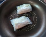燻製チーズ＆ウインナー！ライスペーパー焼作り方3写真