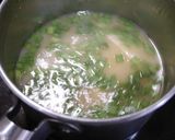 免疫力アップ！ニラと竹の子の春味噌汁作り方2写真