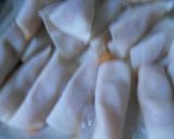 胸肉の余った餃子の皮巻き作り方2写真