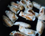 胸肉の余った餃子の皮巻き作り方4写真