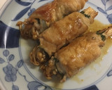 節約 お弁当に 簡単豚の紫蘇エノキ巻き作り方4写真