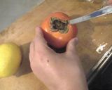 柿のとろりんはちみつレモンかけ作り方1写真