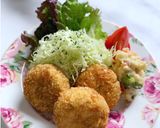 鶏とキャベツのメンチカツ作り方6写真