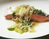 フライパン1つ★甘塩鮭の中華蒸し作り方10写真