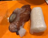 水蛸ポン酢 新玉ねぎと蛇腹切り胡瓜添え作り方1写真