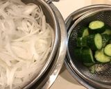 水蛸ポン酢 新玉ねぎと蛇腹切り胡瓜添え作り方4写真