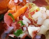 値引き刺身でばらちらし風♪作り方2写真