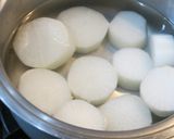 大根と薄切りバラ肉の炊合せ作り方2写真