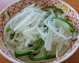 大根とピーマンの塩漬け作り方4写真