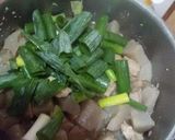 豚肉とこんにゃくの田舎風味噌煮込み作り方5写真
