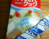簡単！苺とアズキ缶DEミルク寒天ゼリー♪作り方1写真