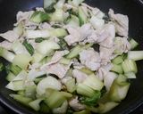 簡単！豚コマ青梗菜の中華炒め作り方3写真
