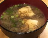 もずく酢入り 酸辣湯風味の味噌汁♬作り方4写真