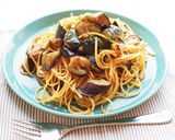 ファインスパイスでなすの味噌パスタ作り方7写真
