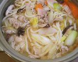 土鍋で簡単！豚汁うどん作り方6写真