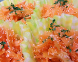 作り置き☆たらこにんじん炒め☆いり卵作り方1写真