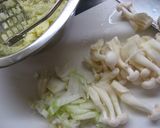お芋饅頭の松茸風味きのこあんかけ作り方1写真