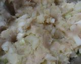 お芋饅頭の松茸風味きのこあんかけ作り方2写真