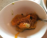 納豆とかぼちゃのわさび和えのご飯作り方3写真