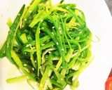 島らっきょうの茎・ナムル風作り方3写真