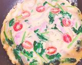 キッシュ風オムレツ ほうれん草 オムレツ作り方5写真