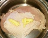 しっとり柔らか鶏胸肉に梅干とザーサイ♪作り方2写真