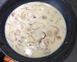 フライパンで!簡単!満腹!クリームうどん作り方5写真