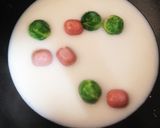 簡単♪春色♪水玉クリーミースープ♫作り方5写真