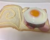 てりたまバーガー風？なホットサンド♡作り方5写真