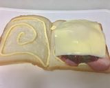 てりたまバーガー風？なホットサンド♡作り方6写真