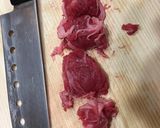 温まる♡生姜入☆たっぷりネギと牛肉スープ作り方1写真