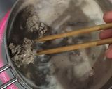 温まる♡生姜入☆たっぷりネギと牛肉スープ作り方2写真