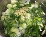 温まる♡生姜入☆たっぷりネギと牛肉スープ作り方5写真