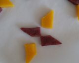 かぼちゃとムラサキ芋の手裏剣クッキー作り方5写真