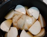 蕪とホタテの煮物作り方2写真