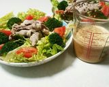 糖質オフ 温冷可能な豚しゃぶサラダ作り方9写真