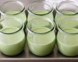 WECKで　冷やすだけ　濃厚抹茶プリン作り方3写真