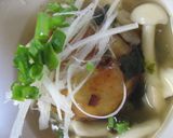 お芋饅頭の松茸風味きのこあんかけ作り方5写真