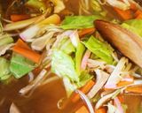 麺パリッパリ♥皿うどん風皿ラーメン作り方7写真