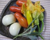 夏の名残のオムレツ作り方1写真