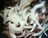 ＊焼肉のタレで牛肉の甘辛パスタ＊作り方3写真