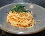 あさつきと明太のクリームパスタ作り方2写真