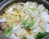 超簡単✨鶏団子と白菜の鍋作り方8写真