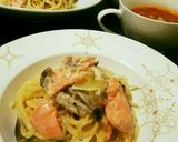 牛乳使用のクリームパスタ作り方7写真