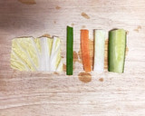 簡単！絶品！キムチの素とごま油のキムチ☆作り方1写真