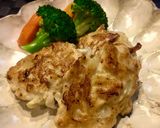 玉ねぎと鶏むね肉の落とし焼き作り方5写真