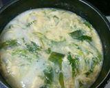 ☆和風?中華?水菜と卵の簡単SOUP☆作り方7写真