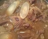お肉がトロトロ！牛すじとごぼうの煮物作り方5写真
